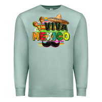 Seafoam Viva Mexico Premium Sweatshirt - FaDigitalArtStudio