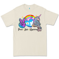 Bone peace love unicorn Premium Tee - LillyAllenDesigns
