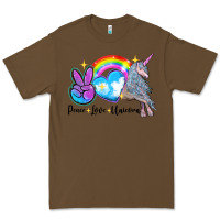 Cacao peace love unicorn Premium Tee - LillyAllenDesigns
