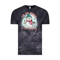 Cloud Black 'tis the season to be freezing Vintage Tee - MaliasSmallBusiness