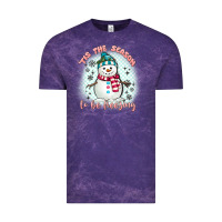 Cloud Purple 'tis the season to be freezing Vintage Tee - MaliasSmallBusiness