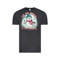 Vintage Black 'tis the season to be freezing Vintage Tee - MaliasSmallBusiness