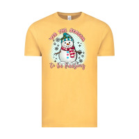 Vintage Mustard 'tis the season to be freezing Vintage Tee - MaliasSmallBusiness