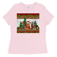 Bubblegum Pink joy reindeer Ladies Tee - Jasminsmagicworld