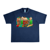 Navy teacher fall Urban Heavy Tee - MaliasSmallBusiness