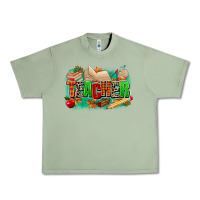 Oil Green teacher fall Urban Heavy Tee - MaliasSmallBusiness