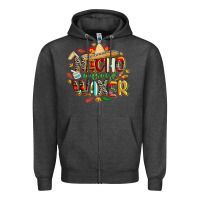 Charcoal Heather cinco de mayo nacho average waxer Zipper Hoodie - CowGirlArtShop