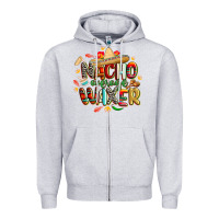 Heather Grey cinco de mayo nacho average waxer Zipper Hoodie - CowGirlArtShop