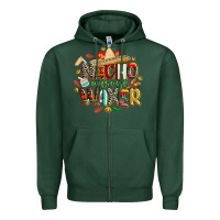 Sports Green cinco de mayo nacho average waxer Zipper Hoodie - CowGirlArtShop