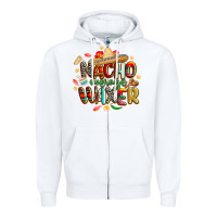 White cinco de mayo nacho average waxer Zipper Hoodie - CowGirlArtShop