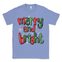 Colony Blue merry and bright Classic Tee - MaliasSmallBusiness
