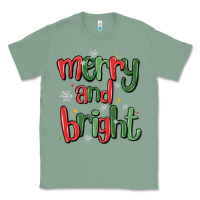 Sage merry and bright Classic Tee - MaliasSmallBusiness