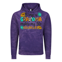 Cloud Purple Being a Grandma Makes My Life Complete Vintage Hoodie - MaliasSmallBusiness