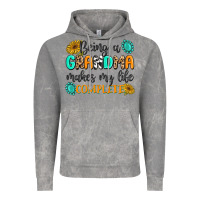 Cloud Rock Being a Grandma Makes My Life Complete Vintage Hoodie - MaliasSmallBusiness