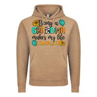 Vintage Coffee Being a Grandma Makes My Life Complete Vintage Hoodie - MaliasSmallBusiness