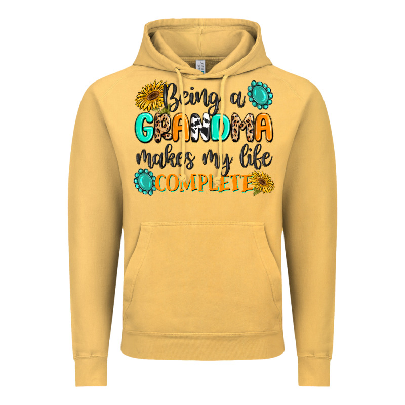 Being A Grandma Makes My Life Complete Vintage Hoodie by MaliasSmallBusiness | Teevron
