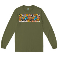 Army Green Fall truck Long Sleeve Tee - Artiststas