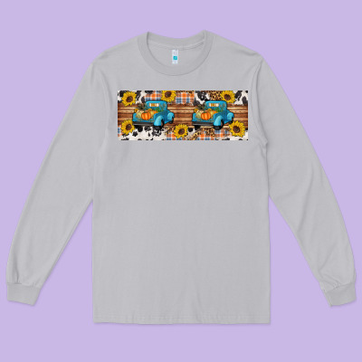 Fall Truck Long Sleeve Tee Designed By Artiststas