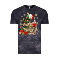 Cloud Black sorta scary sorta merry skeleton christmas tree Vintage Tee - MaliasSmallBusiness