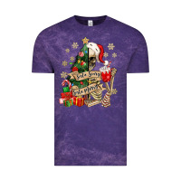 Cloud Purple sorta scary sorta merry skeleton christmas tree Vintage Tee - MaliasSmallBusiness