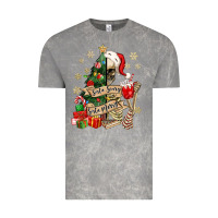 Cloud Rock sorta scary sorta merry skeleton christmas tree Vintage Tee - MaliasSmallBusiness