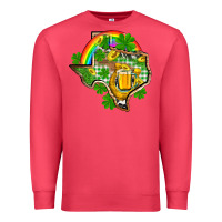 Cardinal Texas St. Patrick's Day Premium Sweatshirt - OliviaCreatesArt
