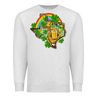 Oatmeal Heather Texas St. Patrick's Day Premium Sweatshirt - OliviaCreatesArt