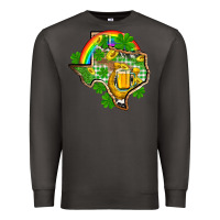 Smoke Texas St. Patrick's Day Premium Sweatshirt - OliviaCreatesArt