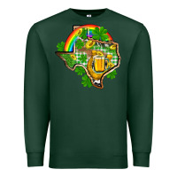 Sports Green Texas St. Patrick's Day Premium Sweatshirt - OliviaCreatesArt