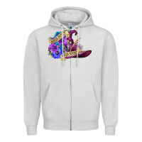 Dove Grey sorta sweet sorta wicked Zipper Hoodie - CowGirlArtShop