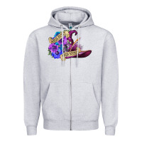 Heather Grey sorta sweet sorta wicked Zipper Hoodie - CowGirlArtShop