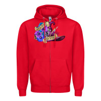 Red sorta sweet sorta wicked Zipper Hoodie - CowGirlArtShop