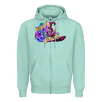Seafoam sorta sweet sorta wicked Zipper Hoodie - CowGirlArtShop