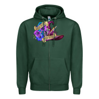 Sports Green sorta sweet sorta wicked Zipper Hoodie - CowGirlArtShop