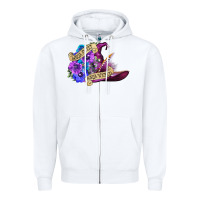 White sorta sweet sorta wicked Zipper Hoodie - CowGirlArtShop