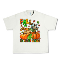 Pistachio fall for jesus he never leaves Urban Heavy Tee - MaliasSmallBusiness