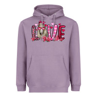 Lavender valentines day love horse Heavyweight Hoodie - OliviaCreatesArt
