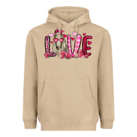 Mushroom valentines day love horse Heavyweight Hoodie - OliviaCreatesArt
