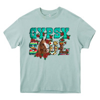 Arona western gypsy soul horse roses serape aztec leopard Heavy Core Tee - Artiststas