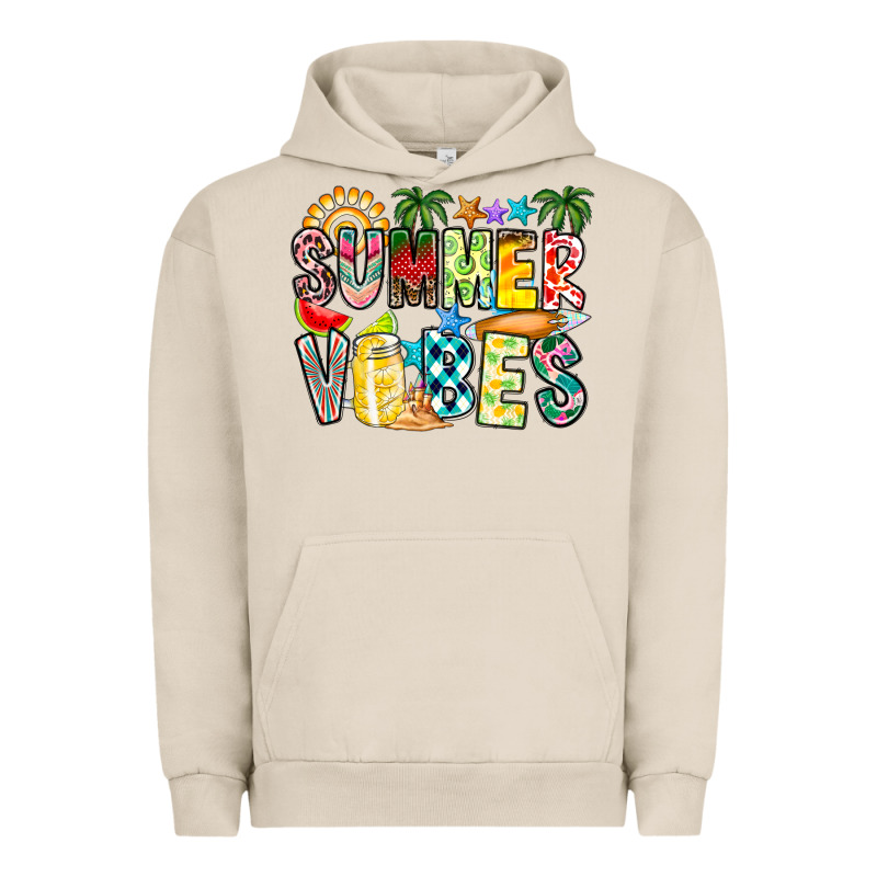 Summer Vibes Urban Hoodie by CowhideDigitalArt | Teevron