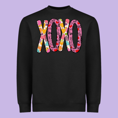 Valentine Xoxo Heavyweight Sweatshirt Designed By Bettercallsaul