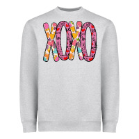 Heather Grey Valentine Xoxo Heavyweight Sweatshirt - Bettercallsaul
