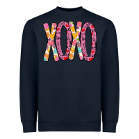 Navy Valentine Xoxo Heavyweight Sweatshirt - Bettercallsaul
