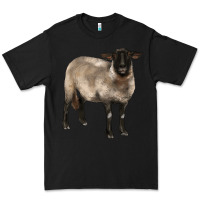 Black suffolk ewe Premium Tee - BarkalooDesign