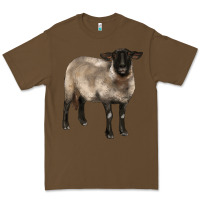 Cacao suffolk ewe Premium Tee - BarkalooDesign