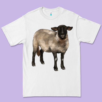Suffolk Ewe Premium Tee Designed By Barkaloodesign