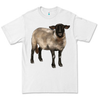 White suffolk ewe Premium Tee - BarkalooDesign