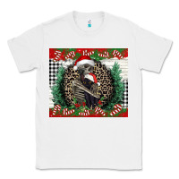 White Merry Christmas skeleton Classic Tee - NancyCooperArtShop