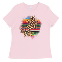 Serape Leopard Patch Ladies Tee | Teevron