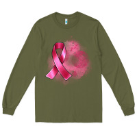 Army Green breast cancer custom name Long Sleeve Tee - Artiststas